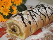 Рулет “Яблочный цилиндр”