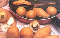 Пирожки с мясной рубкой