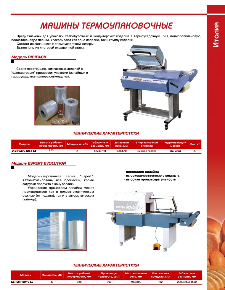 Машины термоупаковочные