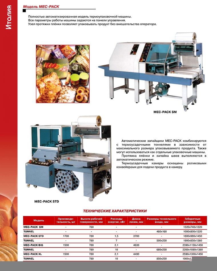 Машины термоупаковочные