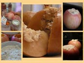 Яблоки с творожной начинкой