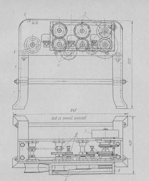 Жгутовытягиватель ТМ-1. Машина предназначена для вытягивания поступающего с карамелеобкаточной машины карамельного батона в жгут и калибровки его до нужного размера перед подачей на формование; устанавливается между карамелеобкаточной и карамелеформующей машинами