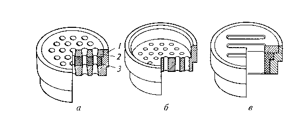 Рис. 4.7. Дисковые вставки макаронных матриц для формования